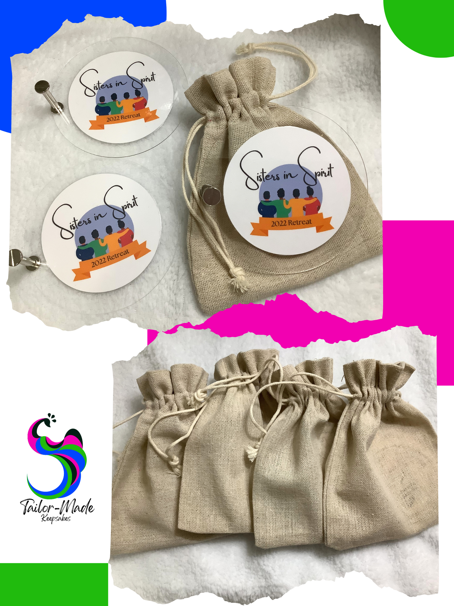 Canvas Drawstring Bag | Tailor- Made Keepsakes