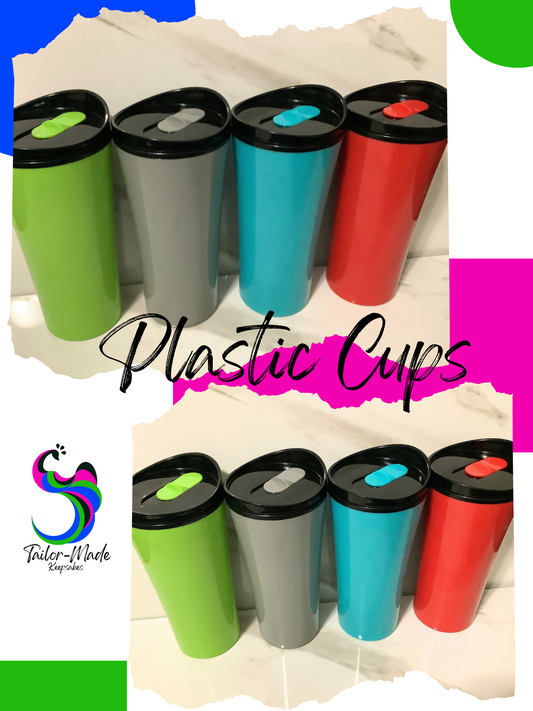 Custom Plastic Cup With Lid| Tailor Made Keepsakes